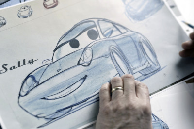 Dit Cars-personage komt tot leven! Porsche en Pixar ontwerpen unieke Porsche 911 voor Oekraïne