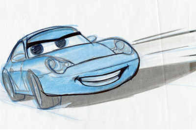 Dit Cars-personage komt tot leven! Porsche en Pixar ontwerpen unieke Porsche 911 voor Oekraïne