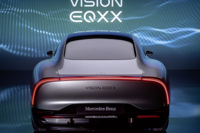 Alleen een pinguïn is aerodynamischer dan deze Mercedes Vision EQXX