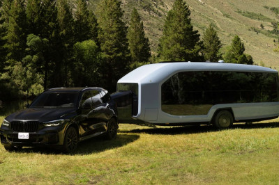 Deze peperdure caravan is de natte droom van elke EV-rijder