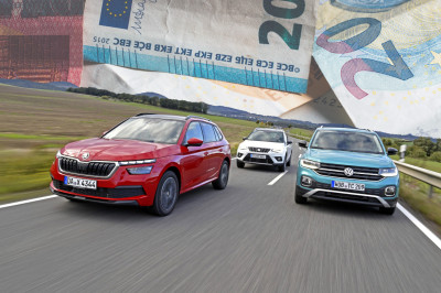 Test: Is de Volkswagen T-Cross duurder dan de Seat Arona en Skoda Kamiq?