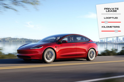 De vernieuwde Tesla Model 3 is vanaf nu beschikbaar voor private lease