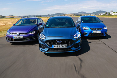 TEST - zo gaat de Ford Fiesta gaat strijdend ten onder tegen de Volkswagen Polo en Seat Ibiza