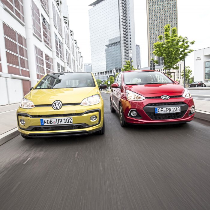 Occasion vergelijking: Hyundai i10 en Volkswagen Up zijn ideaal voor starters