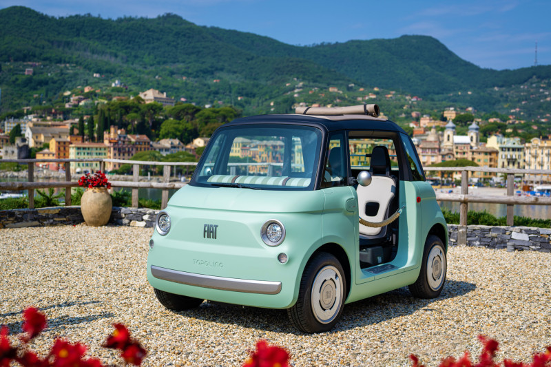 Deze elektrische Fiat Topolino van ca. 10.000 euro is voor stadse rijkelui