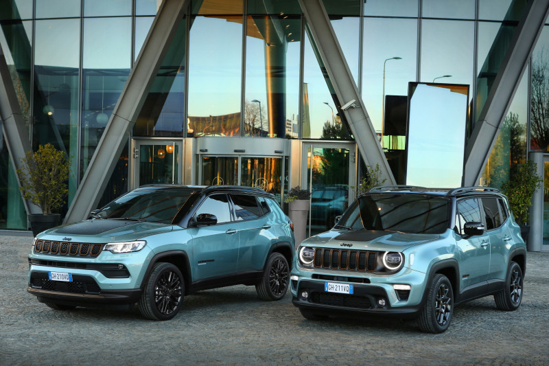 Not a fan of loading?  No problem.  The Jeep Renegade and Compass are now also available as a hybrid