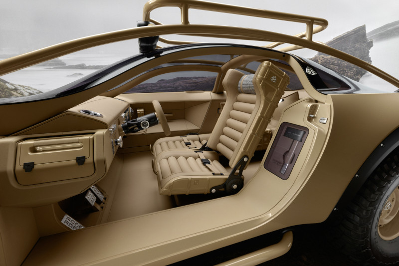 Into the jungle with a Maybach?  You can with this Project Maybach in Camel Trophy colors