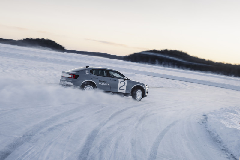 In the mood for endless winter fun?  Then this Polestar 2 'Arctic Circle' is for you