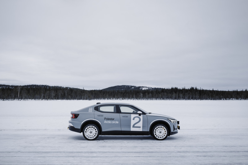 In the mood for endless winter fun?  Then this Polestar 2 'Arctic Circle' is for you