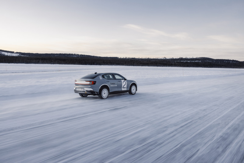 In the mood for endless winter fun?  Then this Polestar 2 'Arctic Circle' is for you