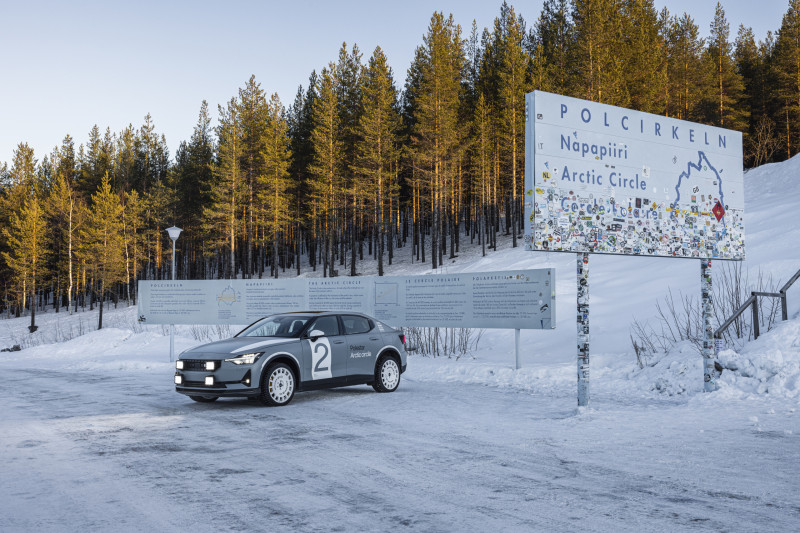 In the mood for endless winter fun?  Then this Polestar 2 'Arctic Circle' is for you