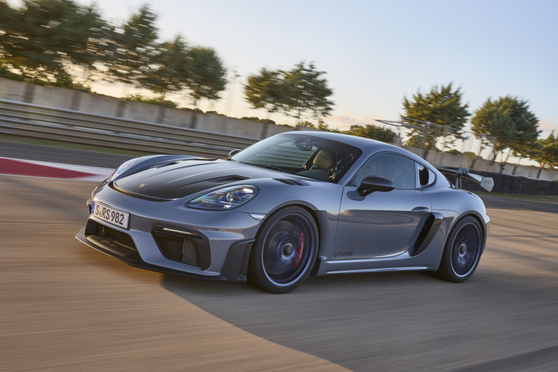 The new Porsche Cayman GT4 RS will make your laughing muscles tired