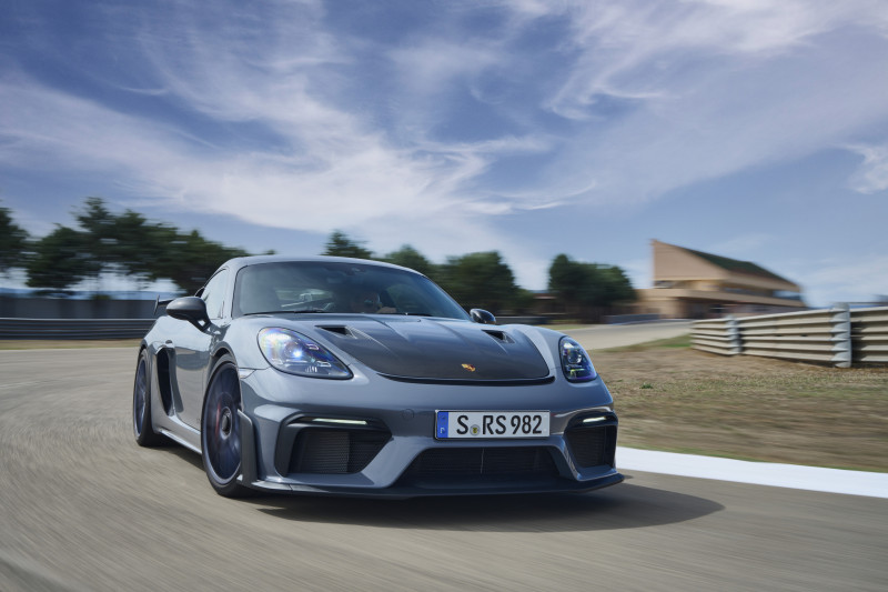 The new Porsche Cayman GT4 RS will make your laughing muscles tired