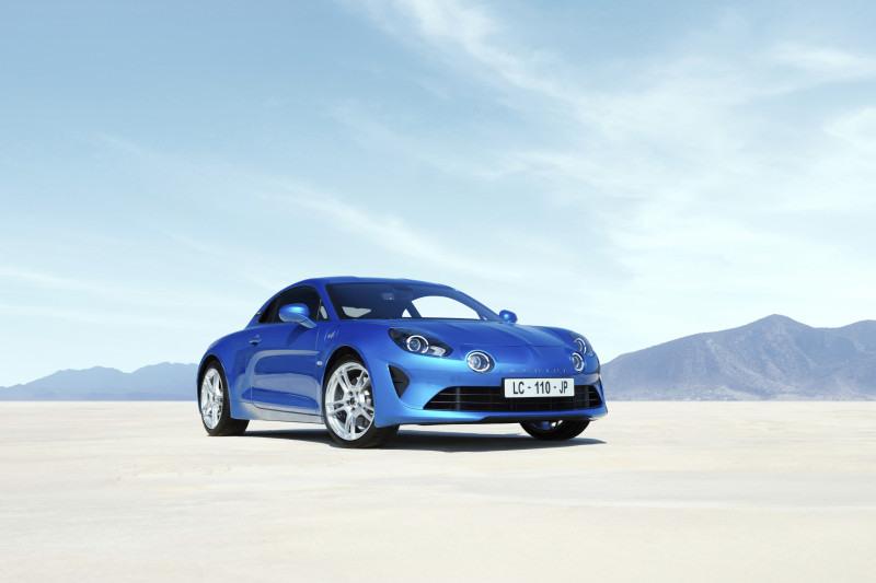 German gentlemen's agreement?  The new, 275 km/h fast Alpine A110 does not do that