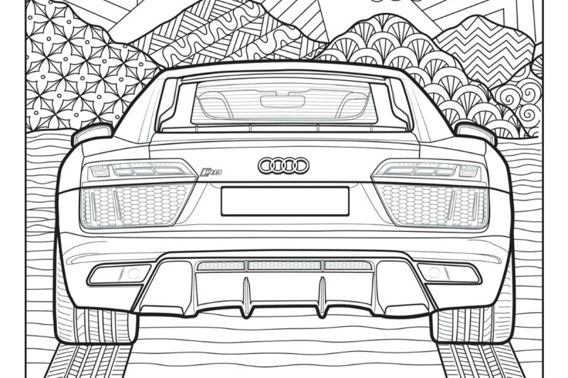 Pak aan! Audi gooit gratis kleurboek in de strijd tegen de verveling