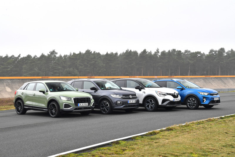 TEST Volkswagen T-Cross, Renault Captur, Kia Stonic, Audi Q2: hoe een kleine suv toch groot kan zijn