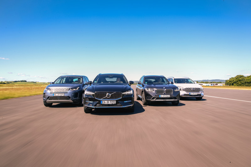 TEST - Zo verplettert de Volvo XC60 de BMW X3, Hyundai Santa Fe en Land Rover Discovery Sport