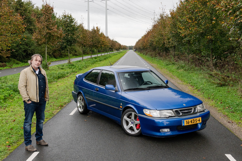 Ewoud over zijn Saab 9-3 Viggen: "Flitsmeister is mijn beste vriend"