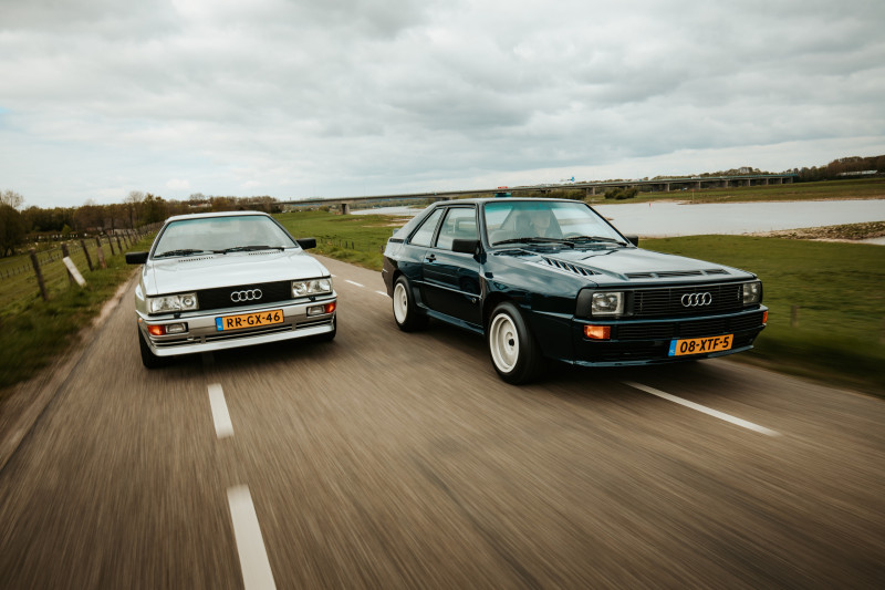 Audi ur-Quattro vs. Audi Sport Quattro: een viering van veertig jaar Audi Quattro