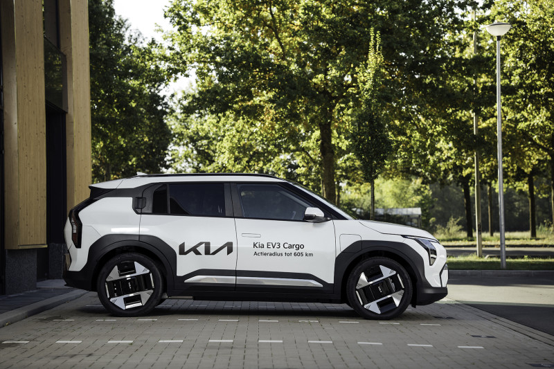 En weer verdwijnt een achterbank: Kia EV3 Cargo