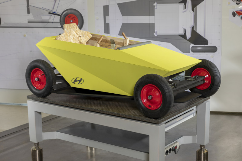 Doe-het-zelf project: timmer en schroef deze Hyundai Soapbox in elkaar