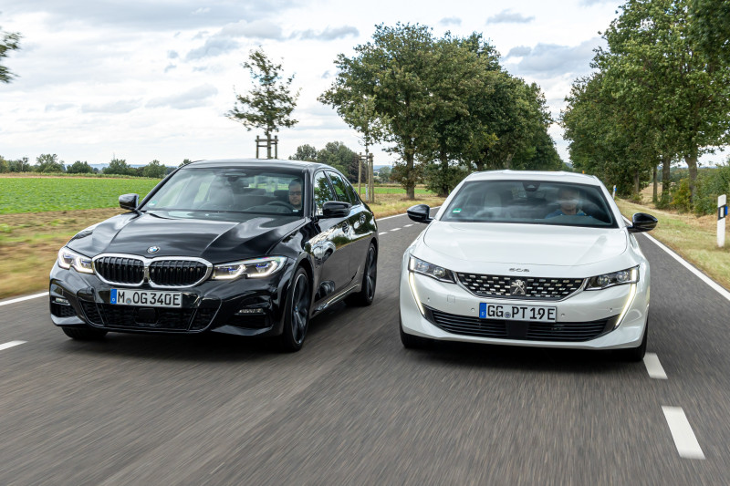 Test BMW 320e en Peugeot 508 Hybrid: welke plug-in hybride lease-auto is het zuinigst?