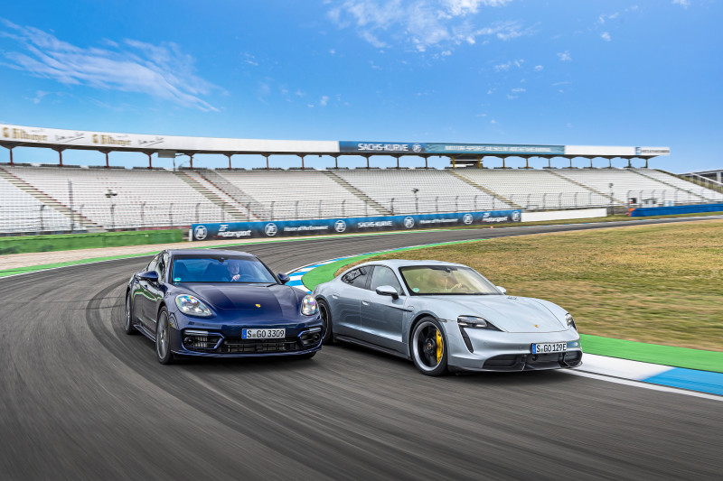 Test Porsche Taycan vs. Porsche Panamera: wil de beste turbo opstaan?