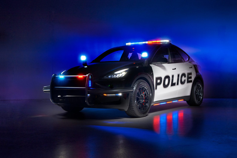 Waarom deze Tesla Model Y de ideale politieauto voor Nederland is