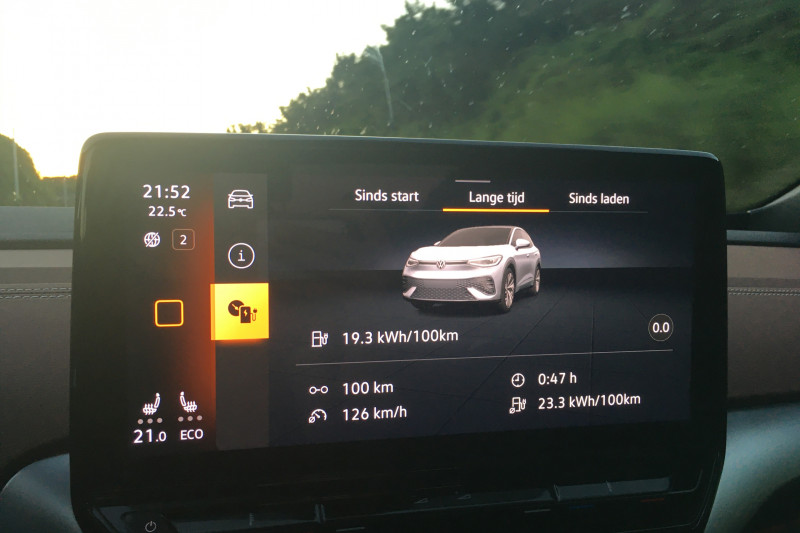 Volkswagen ID.5: autonomia medida a 100 e 130 km/h