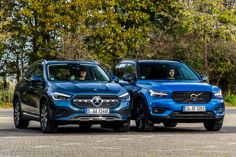 Volvo tegen Mercedes: wie bouwt de meest comfortabele hybride suv?
