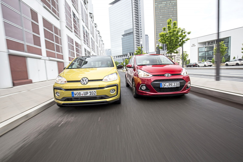 Occasion vergelijking: Hyundai i10 en Volkswagen Up ideaal voor starters