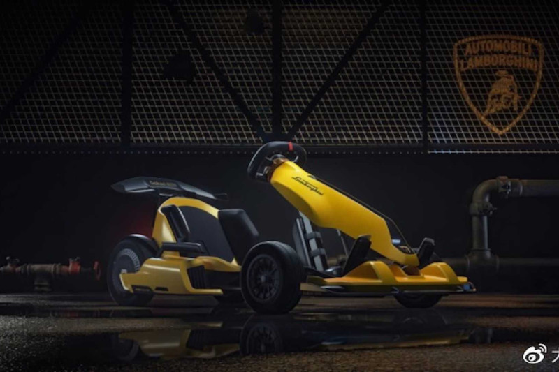 Deze elektrische kart brult als een echte Lamborghini