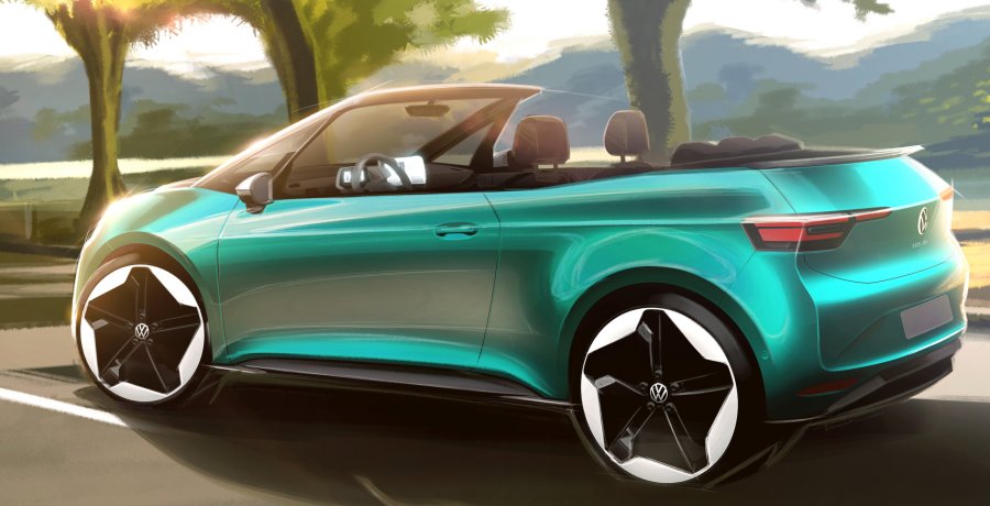 Vraagje van Volkswagen: zouden jullie een elektrische Volkswagen ID.3 Cabrio willen?