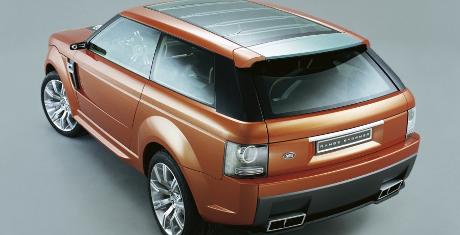 De cartooneske Range Stormer kondigde de Range Rover Sport aan