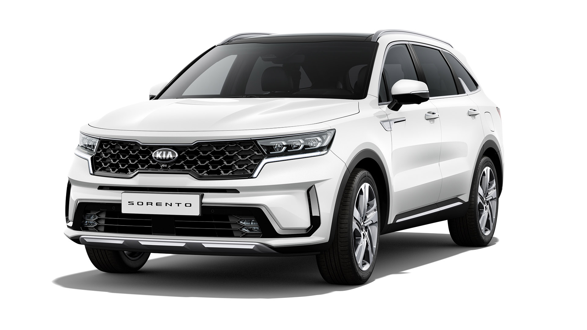 Hooggeëerd publiek: de nieuwe Kia Sorento! Hallo? Is daar iemand?