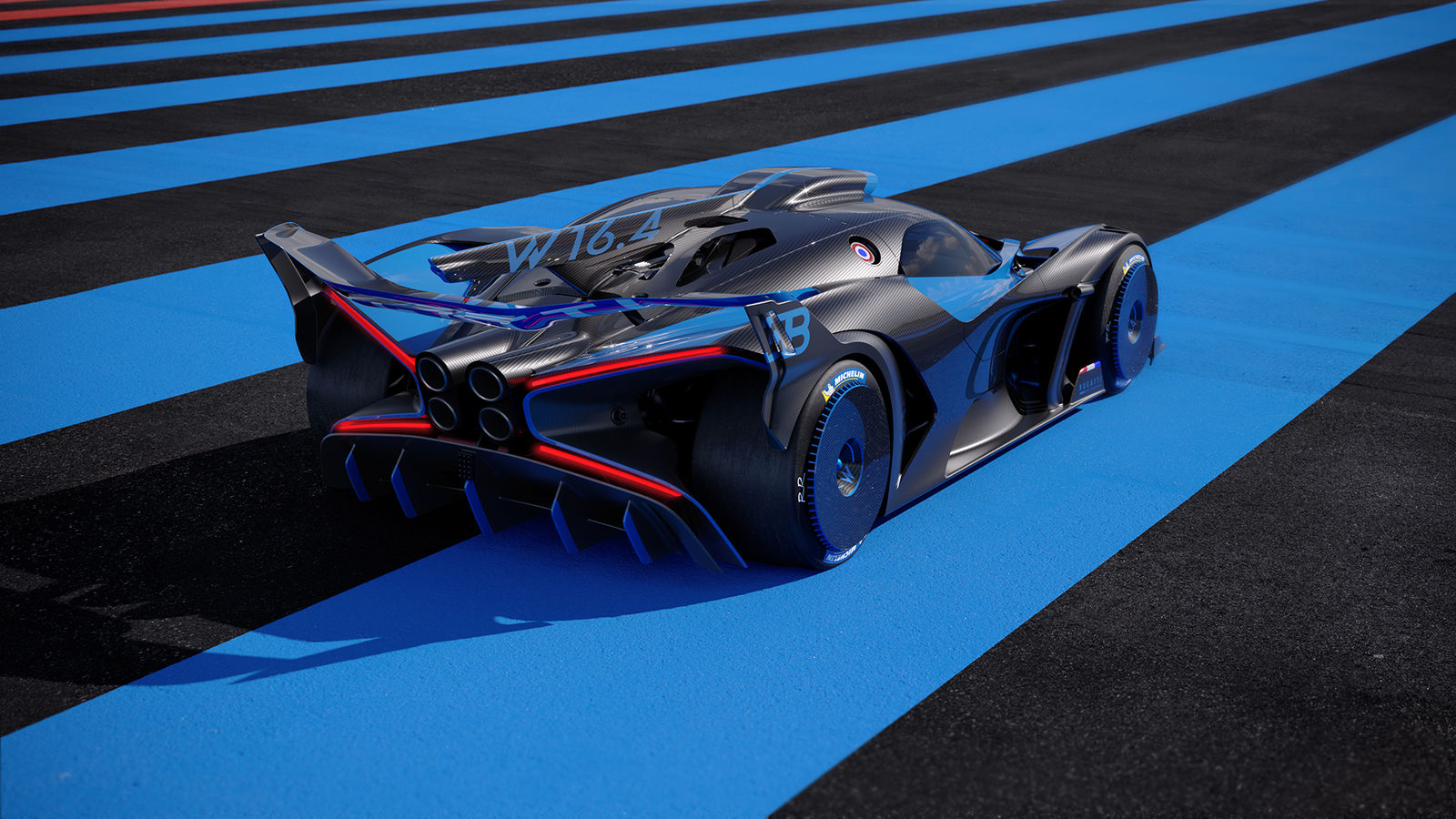 Whoah! Bugatti Bolide heeft 1850 pk en weegt 1240 kg