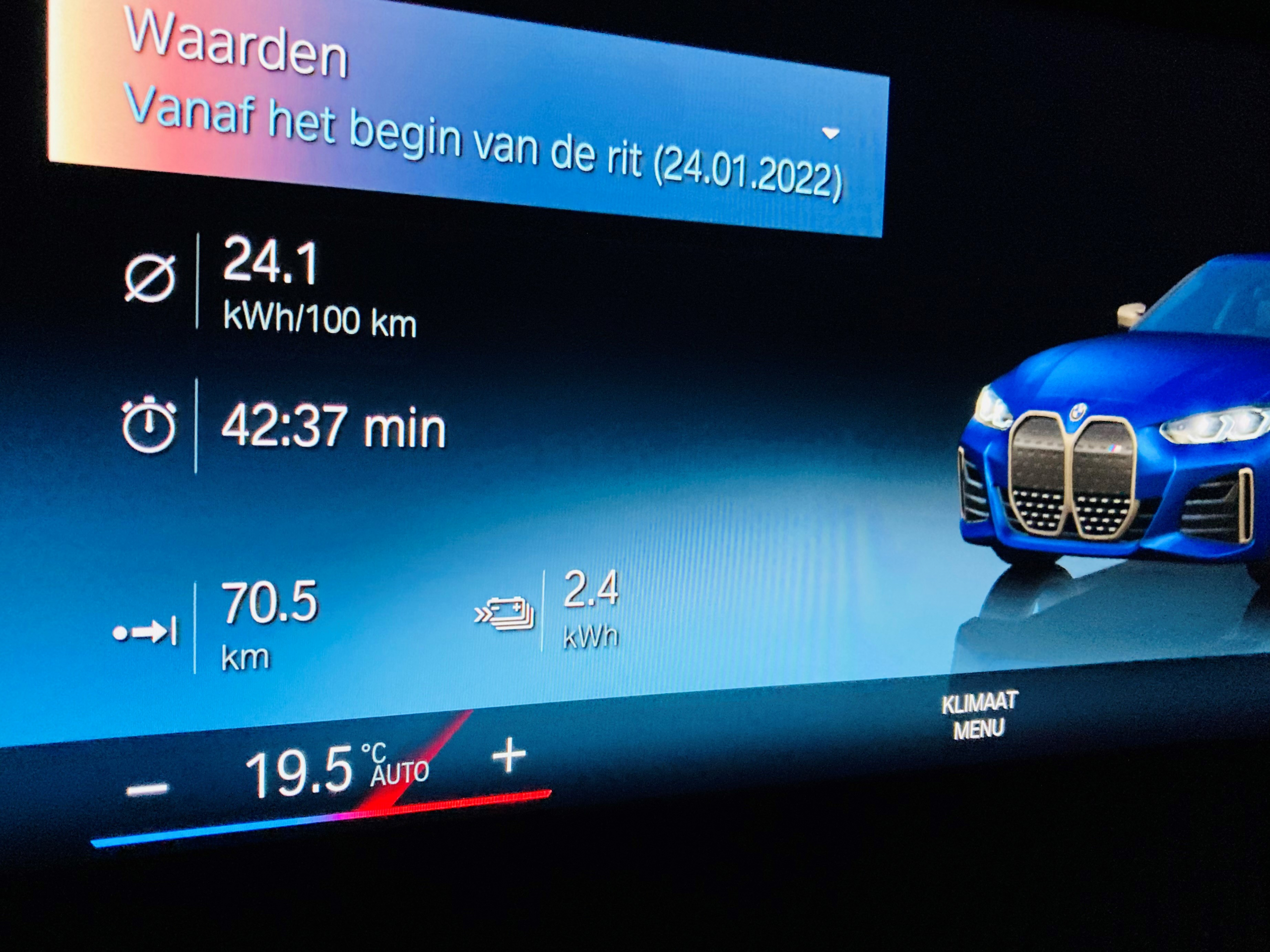 BMW i4: actieradius gemeten bij 100 km/h en 130 km/h