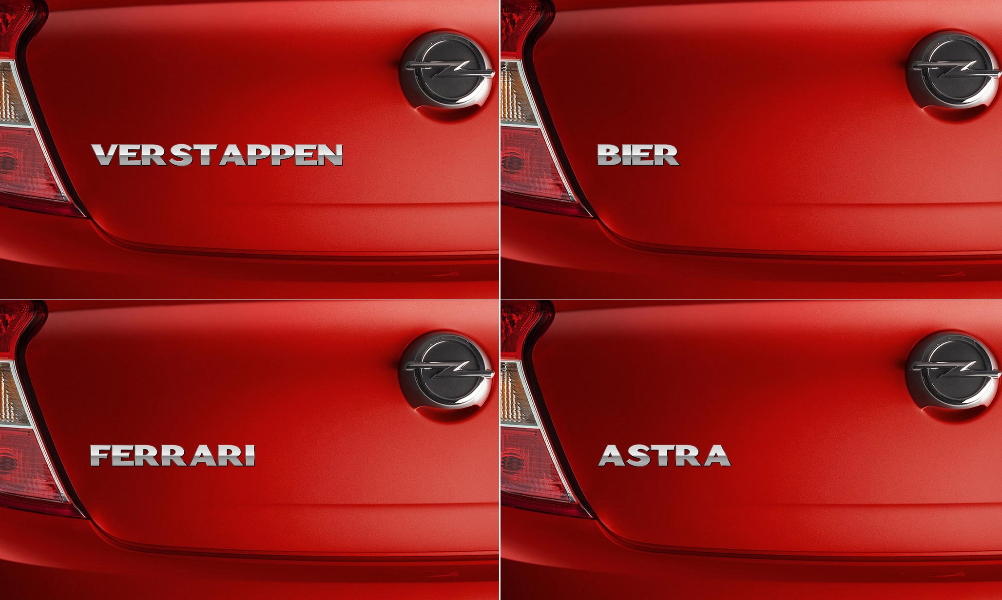 Max, Bier, Ferrari of Astra – Opel Karl met jouw ‘naam’