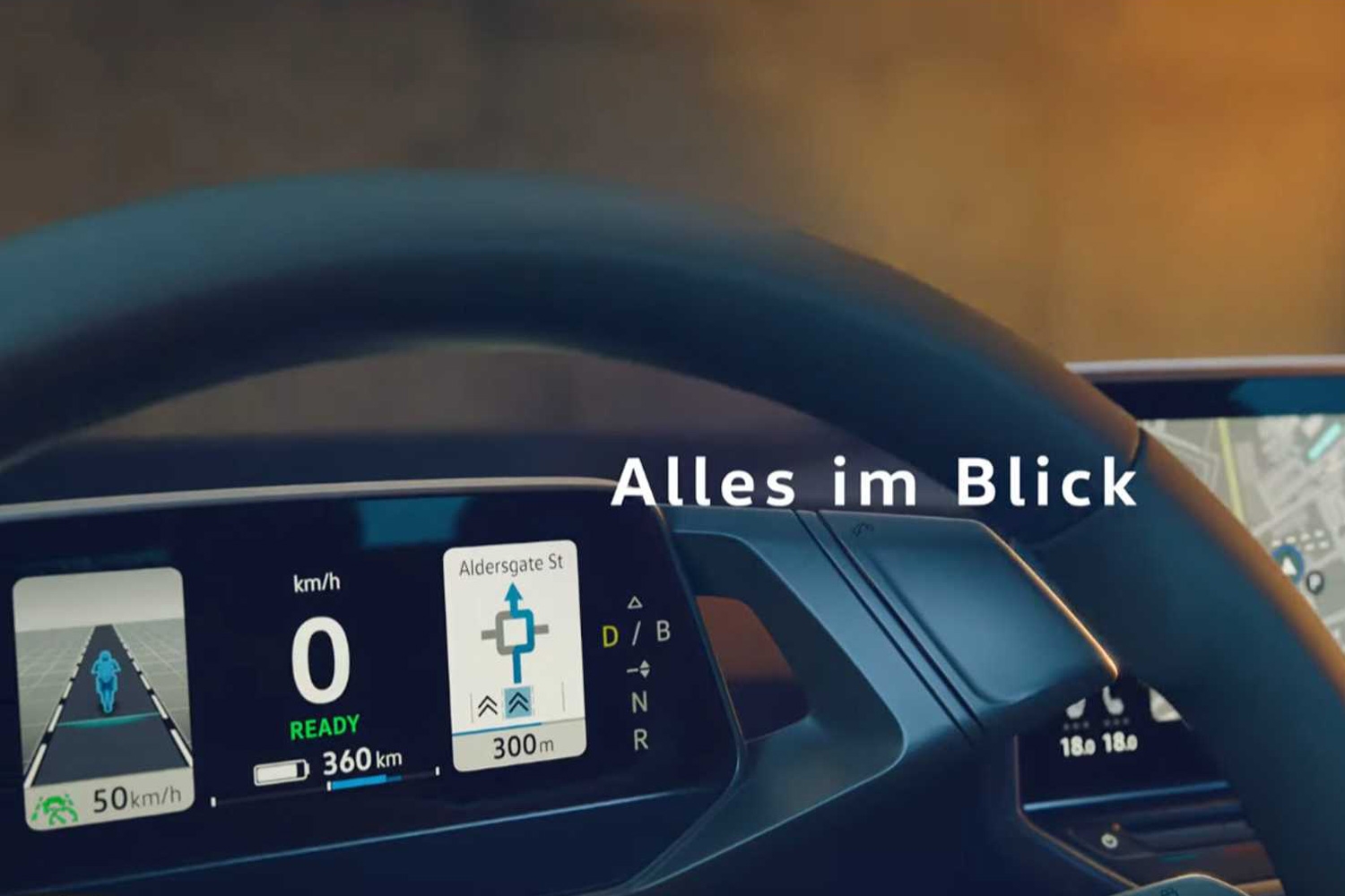 Zo ziet het dashboard van de Volkswagen ID.3 eruit