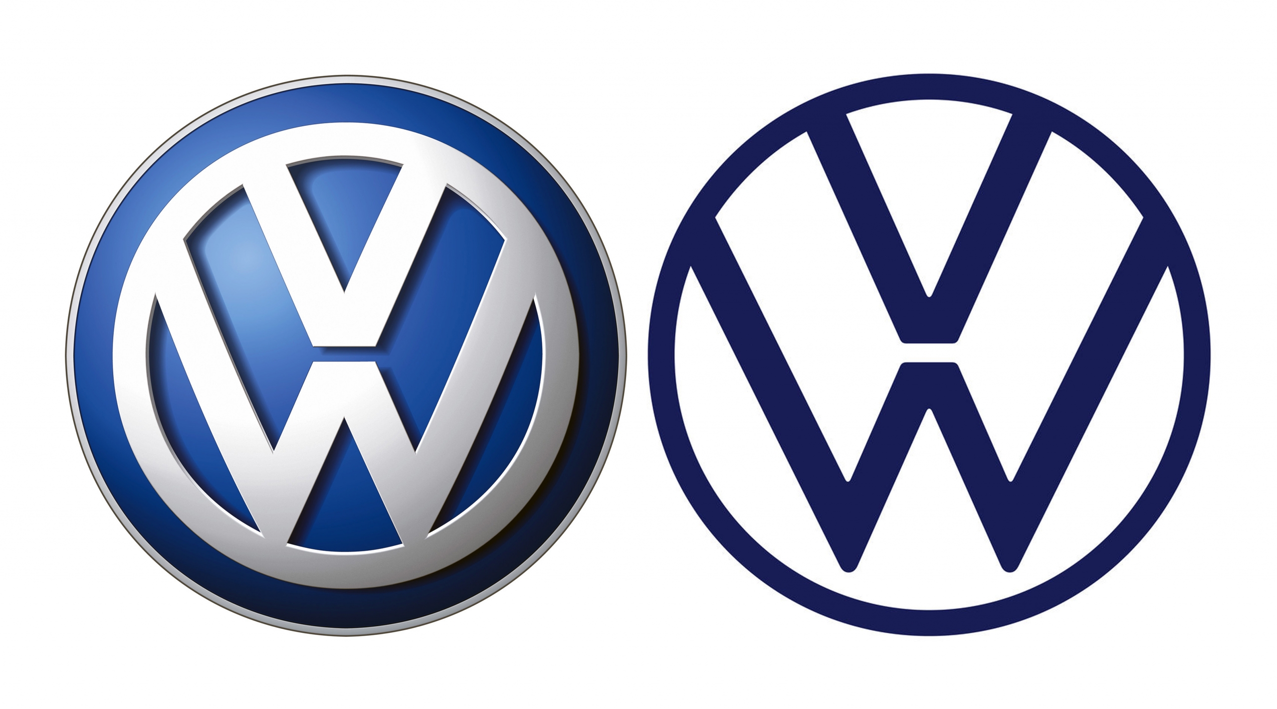 Zo nieuwe is het nieuwe Volkswagen-logo natuurlijk ook weer niet