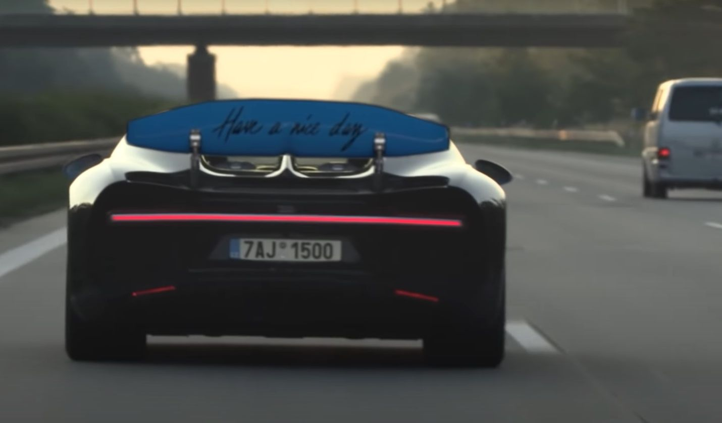 Duitsland is woedend! Op een Bugatti-eigenaar die 414 km/h reed op de autobahn