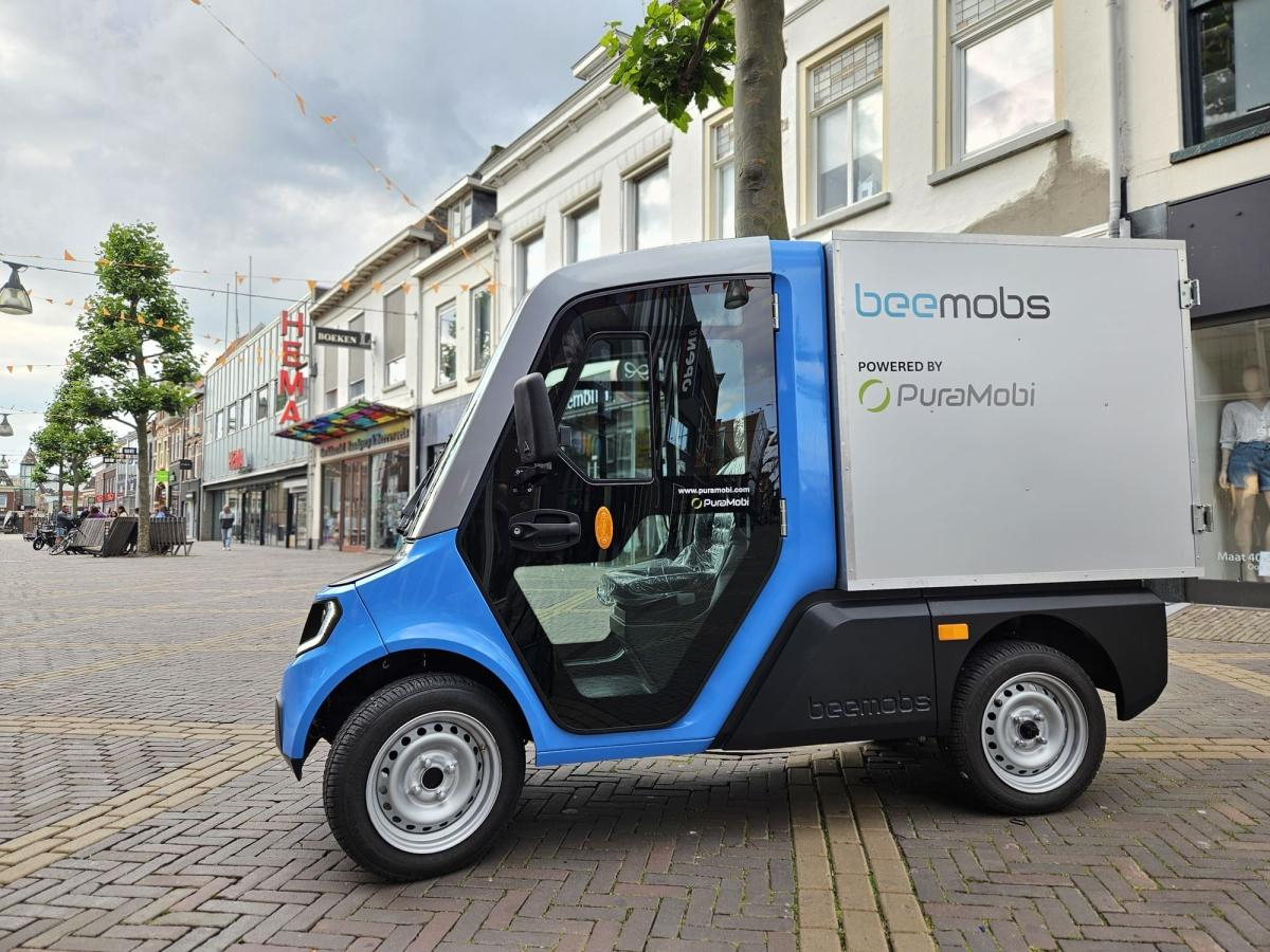 Paaltjes ontwijken en emissievrij bezorgen in de stad: Beemobs Bee 1 doet het