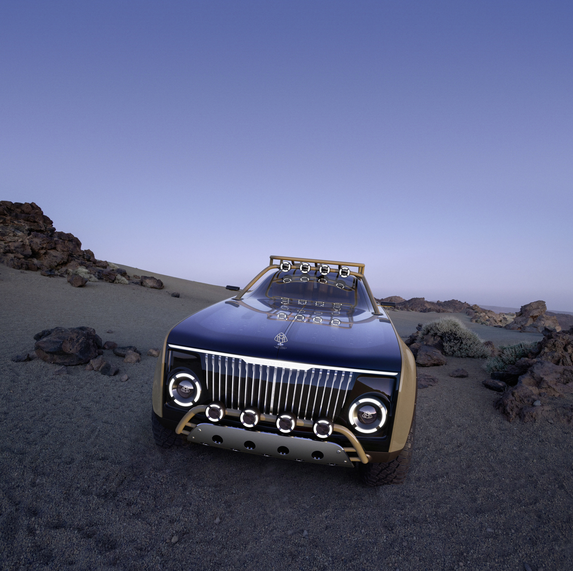 De jungle in met een Maybach? Dat kan met deze Project Maybach in Camel Trophy-kleuren