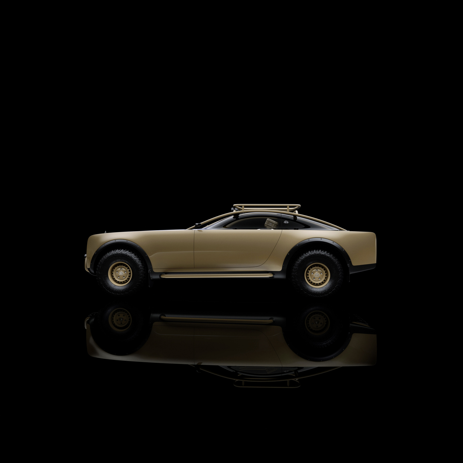 De jungle in met een Maybach? Dat kan met deze Project Maybach in Camel Trophy-kleuren