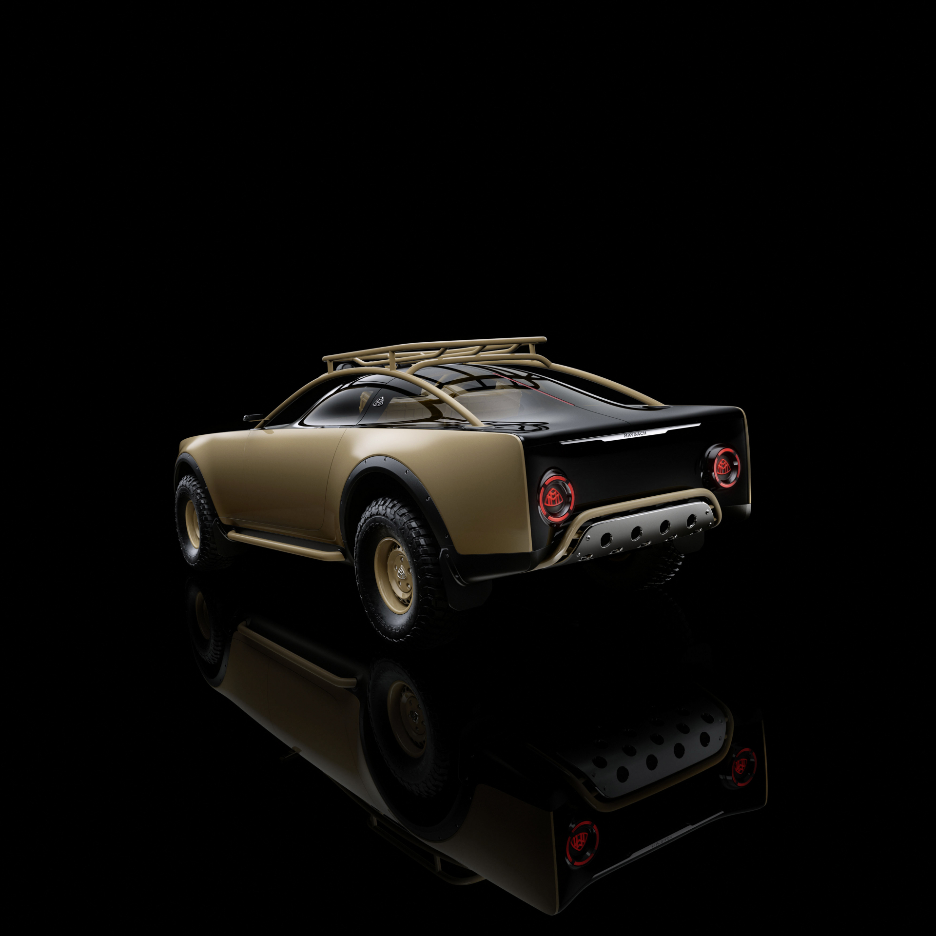 De jungle in met een Maybach? Dat kan met deze Project Maybach in Camel Trophy-kleuren