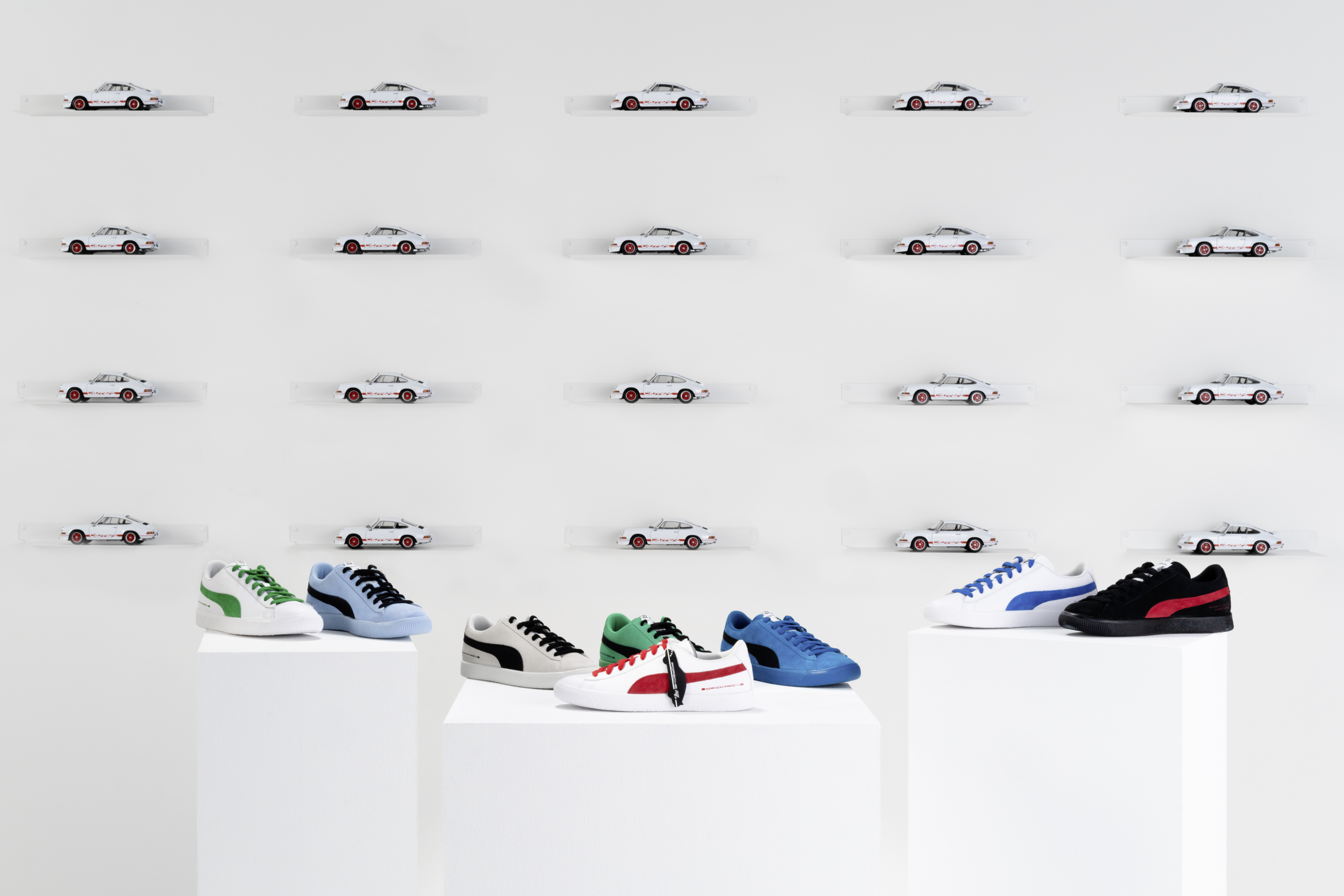 In deze Puma-sneaker zou je een legendarische Porsche moeten herkennen