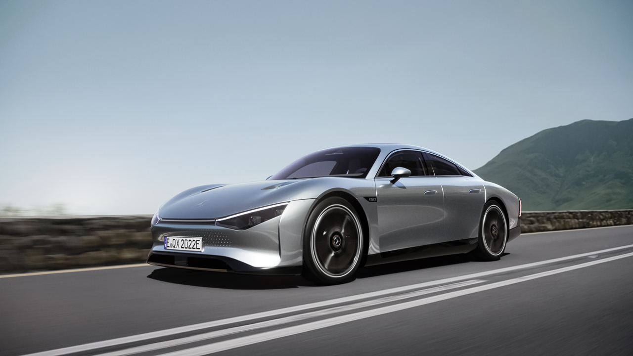 Alleen een pinguïn is aerodynamischer dan deze Mercedes Vision EQXX
