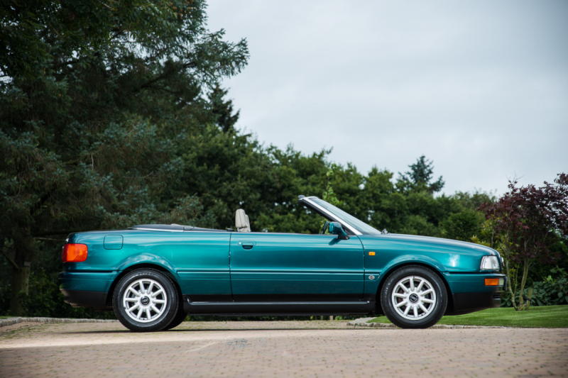 Koninklijk koopje: De Audi 80 Cabriolet van prinses Diana