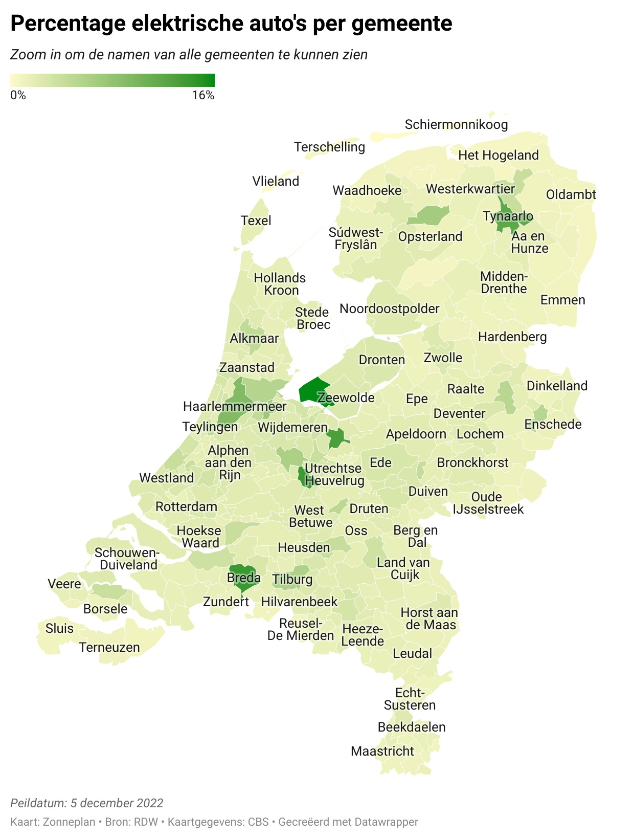 In Nederland rijden helemaal niet zo veel elektrische auto’s als jij denkt