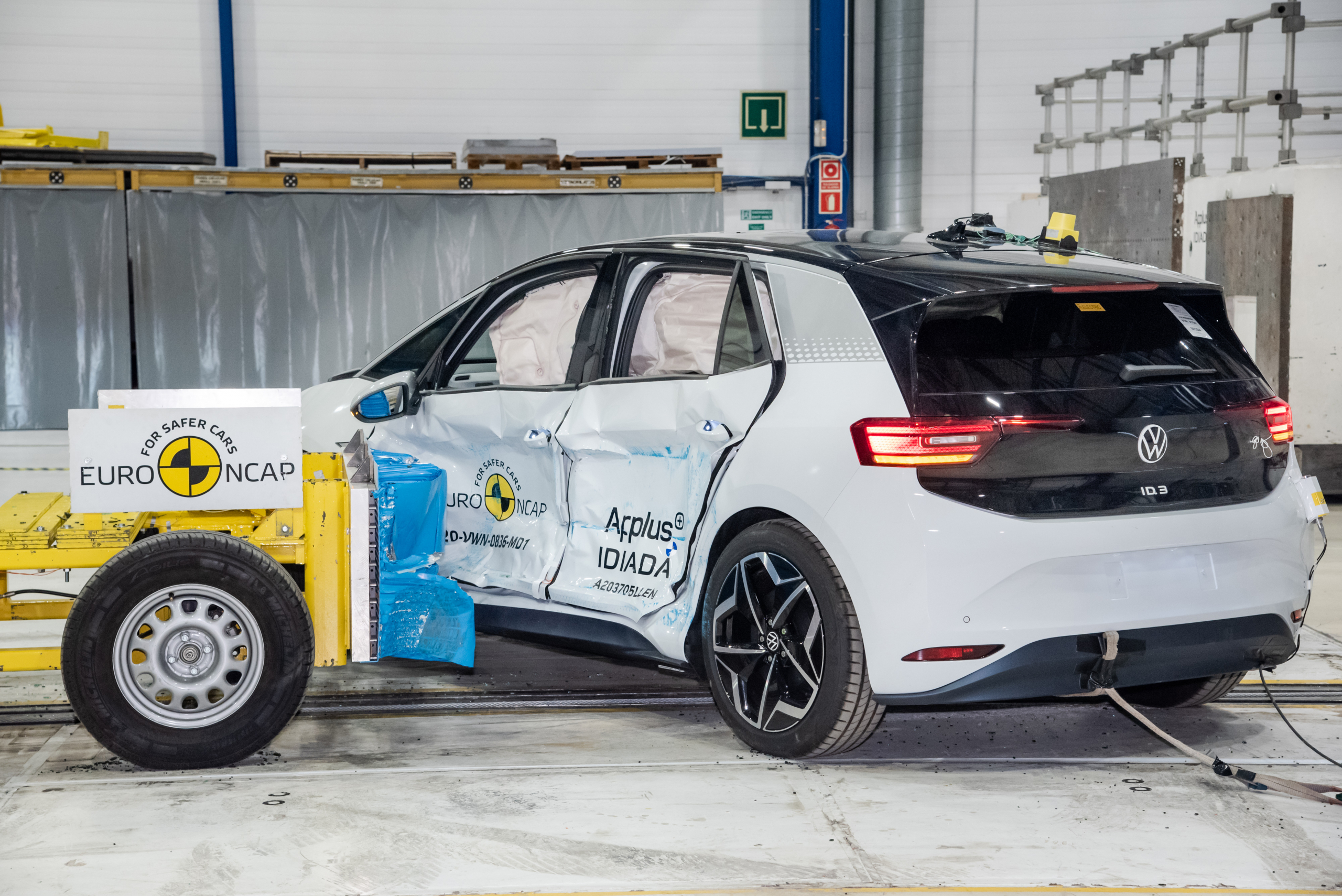 Elektrische Volkswagen ID.3 krijgt maximale score na botsproeven
